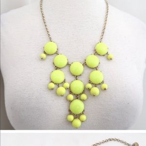 Neon bubble necklace.  Gorgeous statement necklace